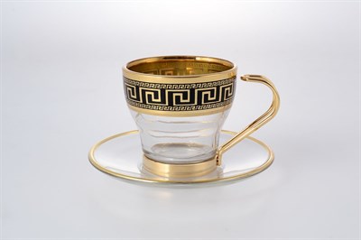 Набор кофейных пар Art Decor Versac Gold Black - фото 20946
