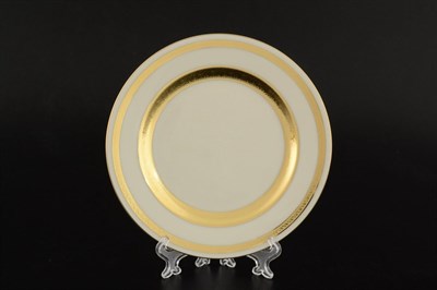 Набор тарелок Falkenporzellan Constanza Cream Gold 17см(6 шт) - фото 21109