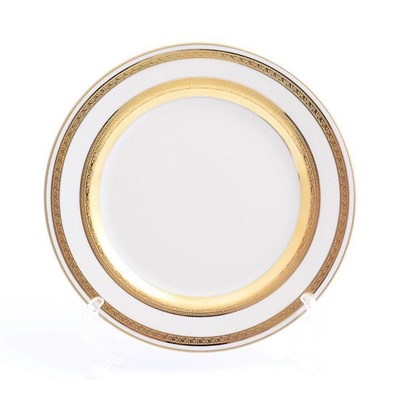 Набор тарелок Falkenporzellan Constanza Cream Gold 20 см(6 шт) - фото 21110