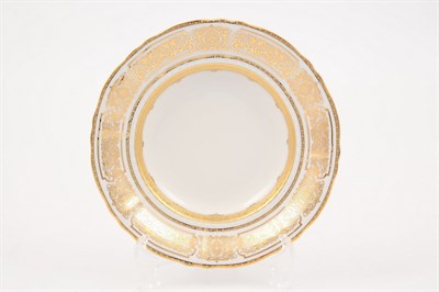 Набор тарелок глубоких 23 см Leander Соната Золотой орнамент (6 шт) - фото 21447