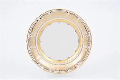 Набор тарелок 25 см Leander Соната Золотой орнамент (6 шт) - фото 21448