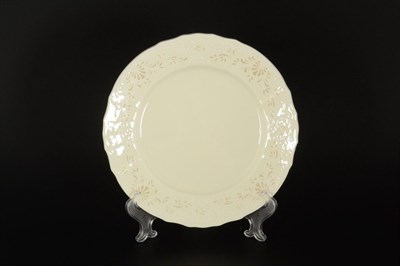Набор тарелок Bernadotte Платиновый узор Be-Ivory 25 см(6 шт) - фото 21667