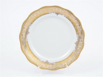 Набор тарелок Carlsbad Аляска Золотая роспись (6 шт)24см - фото 21686