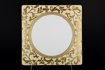 Набор тарелок Falkenporzellan Tosca Creme Gold 27 см (6 шт) - фото 21745