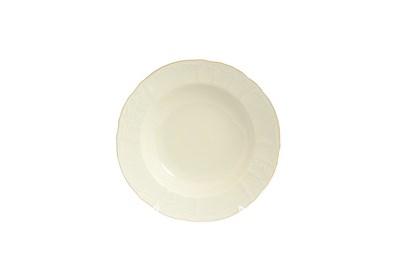 Набор глубоких тарелок Bernadotte Белый узор Be-Ivory 23см (6 шт) - фото 21973