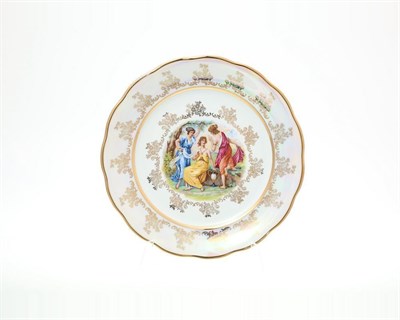 Тарелка 19 см Мадонна Перламутр Sterne porcelan (1 шт) - фото 22135