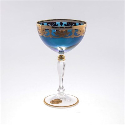 Креманка Art Decor Francesca color blu 250мл - фото 22614