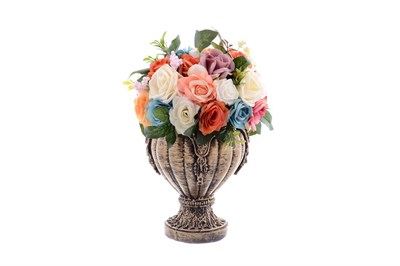Цветы ваза малая Бронза - фото 22951