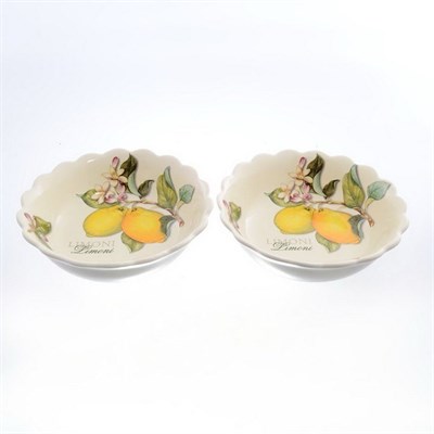 Набор суповых тарелок 20,5 см NUOVA CER Лимоны (2 шт) - фото 23844
