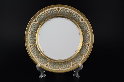Набор тарелок Arabesque Seladon Gold 28 см (6 шт) - фото 24547