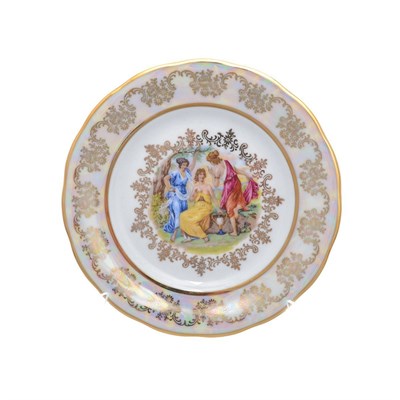 Набор тарелок Queen's Crown Мадонна Перламутр 19 см(6 шт) - фото 24601