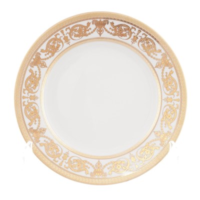 Набор тарелок Falkenporzellan Imperial Cream Gold 21 см(6 шт) - фото 25646