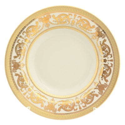 Набор тарелок глубоких Falkenporzellan Imperial Cream Gold 22 см(6 шт) - фото 25648