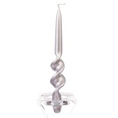 Набор свечей Adpal Alfa (8 шт) 23,5/2,2 см металлик серебряный - фото 26614