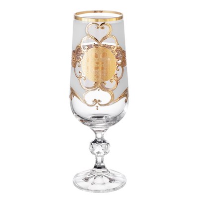 Клаудия набор фужеров для шампанского Богемия AS Crystal 180 мл (6 штук) - фото 26653