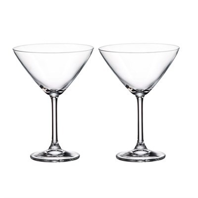 Набор бокалов для мартини Crystalite Bohemia Colibri/Gastro 280 мл (2 шт) - фото 26682