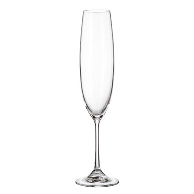 Набор бокалов для шампанского Bohemia Crystalite Milvus/Barbara 250 мл (2 шт) - фото 28121