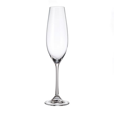Набор бокалов для шампанского Crystalite Bohemia Columba 260 мл (6 шт) - фото 28209