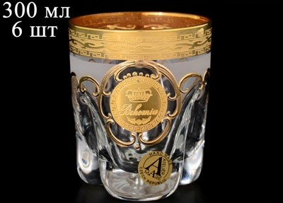 Набор стаканов для виски Трио Версаче Богемия A-M (6 шт) - фото 28735