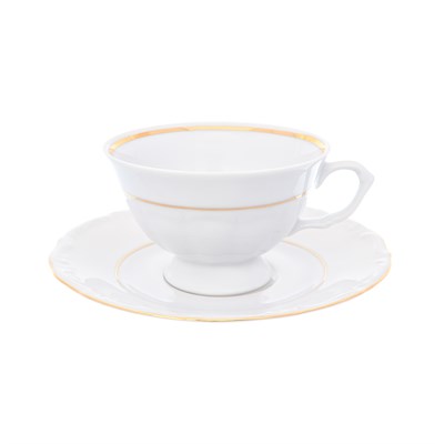 Набор чайных пар Repast Классика классическая чашка (6 пар) 200 мл - фото 30639