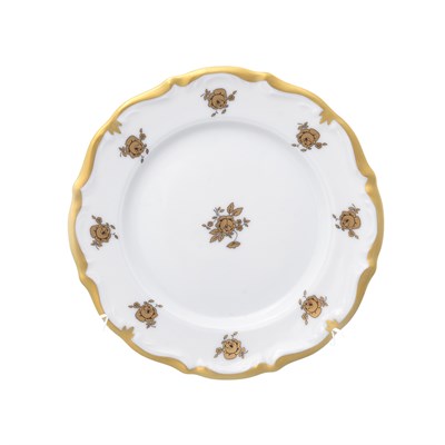 Набор тарелок Queen's Crown Золотая роза 17 см (6шт) - фото 32336
