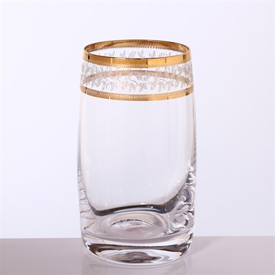Набор стаканов для воды 230 мл Идеал Золотой лист (6 шт) - фото 33649