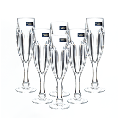 Набор фужеров для шампанского Crystalite Bohemia Safari 100 мл (6 шт) - фото 35910