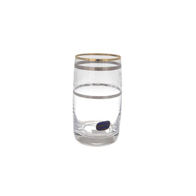 Набор стаканов для воды Идеал V-D 250 мл (6 шт) Золотой узор - фото 36254