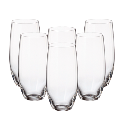 Набор стаканов для воды Crystalite Bohemia Mergus/Pollo 470 мл (6 шт) - фото 37571