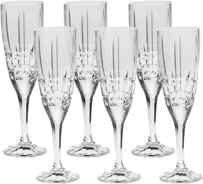 Набор фужеров для шампанского "DOVER" 180 мл Crystal Bohemia (6 штук) - фото 38874