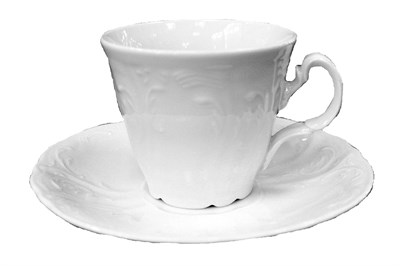 Набор кофейных пар 180 мл  Bernadotte Недекорированный коническая чашка (6 пар) - фото 40807