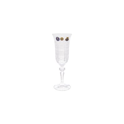 Набор фужеров для шампанского Crystal Heart 150мл (6 шт) - фото 43772