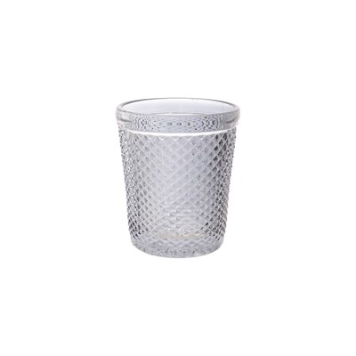 Набор стаканов Royal Classics Мелкий ромб (6 шт) дымчато-серый - фото 48644