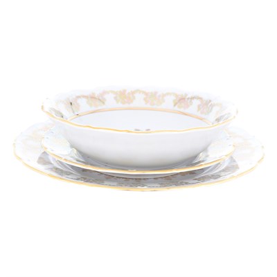 Набор тарелок 18 пр Queen's Crown Aristokrat Мадонна (салатник) - фото 49141
