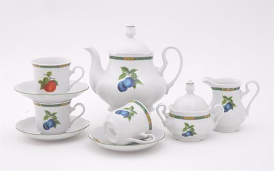 Сервиз чайный на 6 персон "Фруктовый сад" Leander 15 предметов - фото 51572