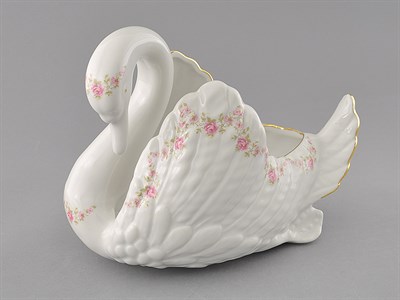 Конфетница Белый Лебедь 600 гр "Мелкие цветы" Leander - фото 51865