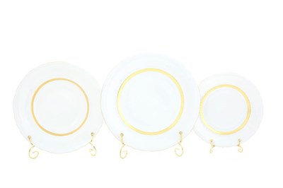 Набор тарелок на 6 персон "Золотая отводка" Соната Leander 18 предметов - фото 51980