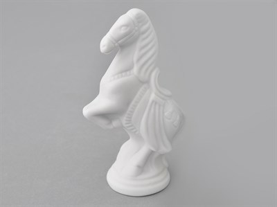 Фигурка "Лошадь" Без Декора Leander (белая, матовая) - фото 52344