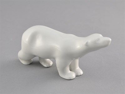 Фигурка "Белый медведь" малый Без Декора Leander - фото 52347