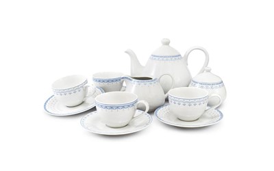 Чайный сервиз на 4 персоны "HYGGELYNE" Голубые узоры Leander 11 предметов - фото 52380