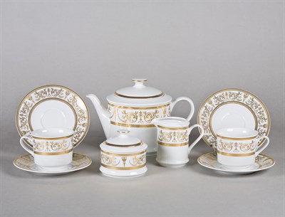 Сервиз чайный "Золотой орнамент" Сабина Leander на 6 персон 15 предметов - фото 52499