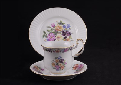 Чайный набор для завтрака "Букет цветов" Моника Leander 3 предмета - фото 52634
