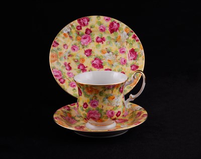 Чайный набор для завтрака Leander "Цветы" Моника  на 1 персону 3 предмета - фото 52636
