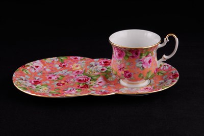 Чайный набор для завтрака "Яркие цветы" Моника Leander 2 предмета - фото 52641