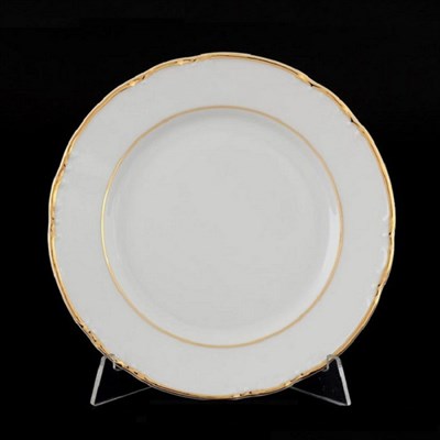 Набор тарелок десертных 17 см Thun Constance Отводка золото (6 штук) - фото 52842