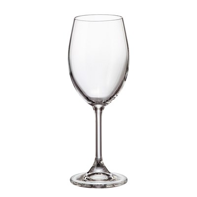 Набор бокалов для белого вина "SYLVIA" 250 мл Crystalite Bohemia (набор 6шт) - фото 52899