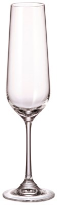 Набор фужеров для шампанского "STRIX" 200 мл Crystalite Bohemia (6 штук) - фото 53199