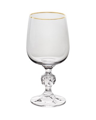 Набор бокалов для красного вина "STERNA" 230 мл "Отводка золото" Crystalite Bohemia (6 штук) - фото 53233