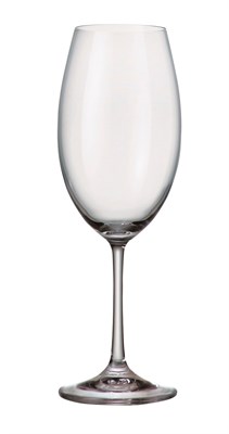Набор бокалов для белого вина "MILVUS" 400 мл Crystalite Bohemia (6 штук) - фото 53253