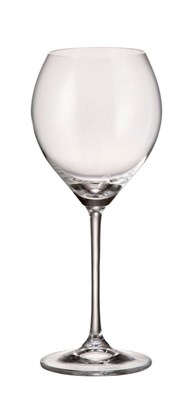 Набор бокалов для белого вина "CARDUELIS" 390 мл Crystalite Bohemia (6 штук) - фото 53254